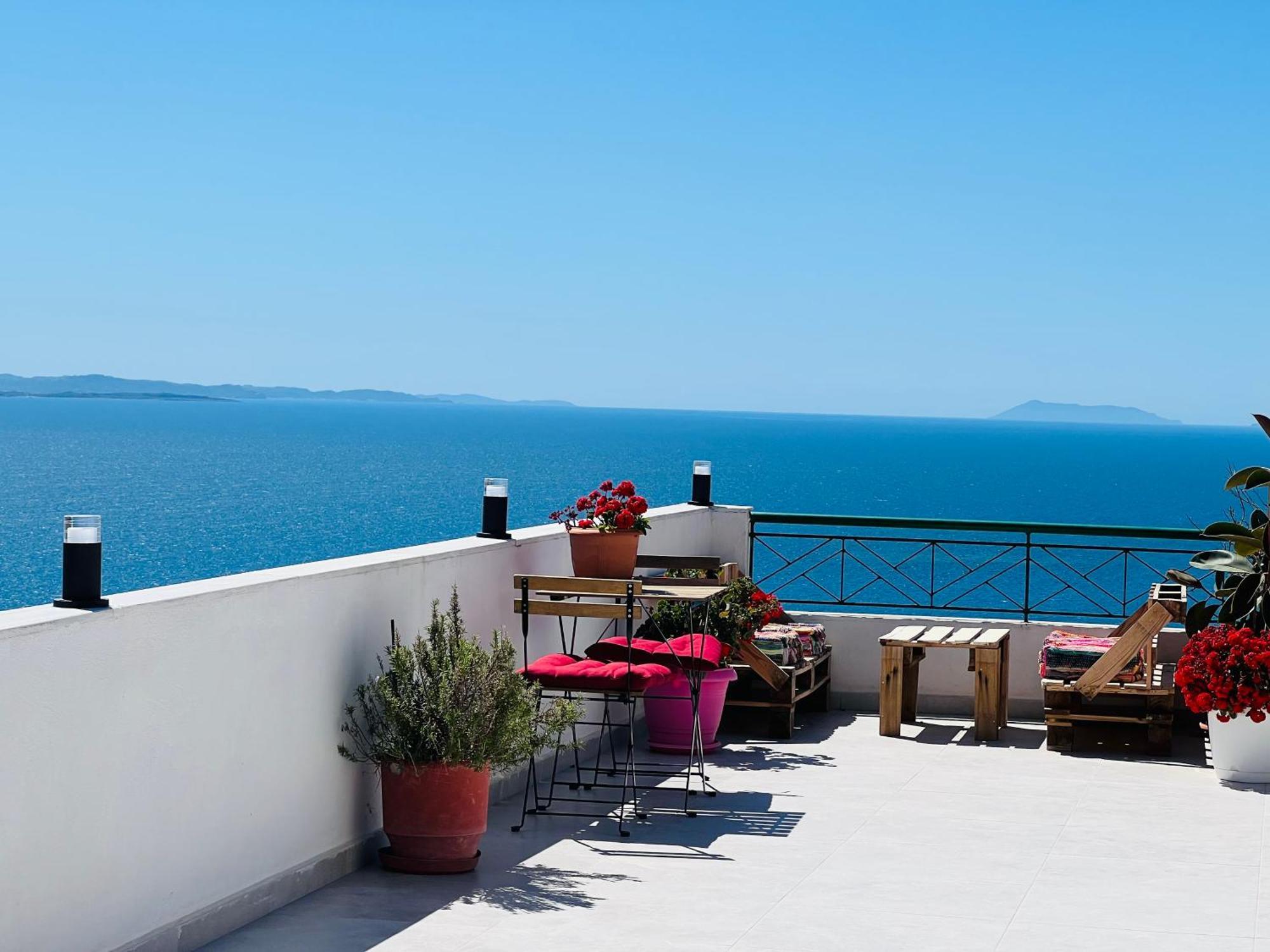 Terrace View Apartments Sarandë Esterno foto